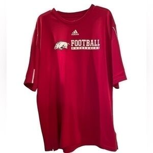 Razor back Arkansas Addis as short sleeve sport shirt Xlg